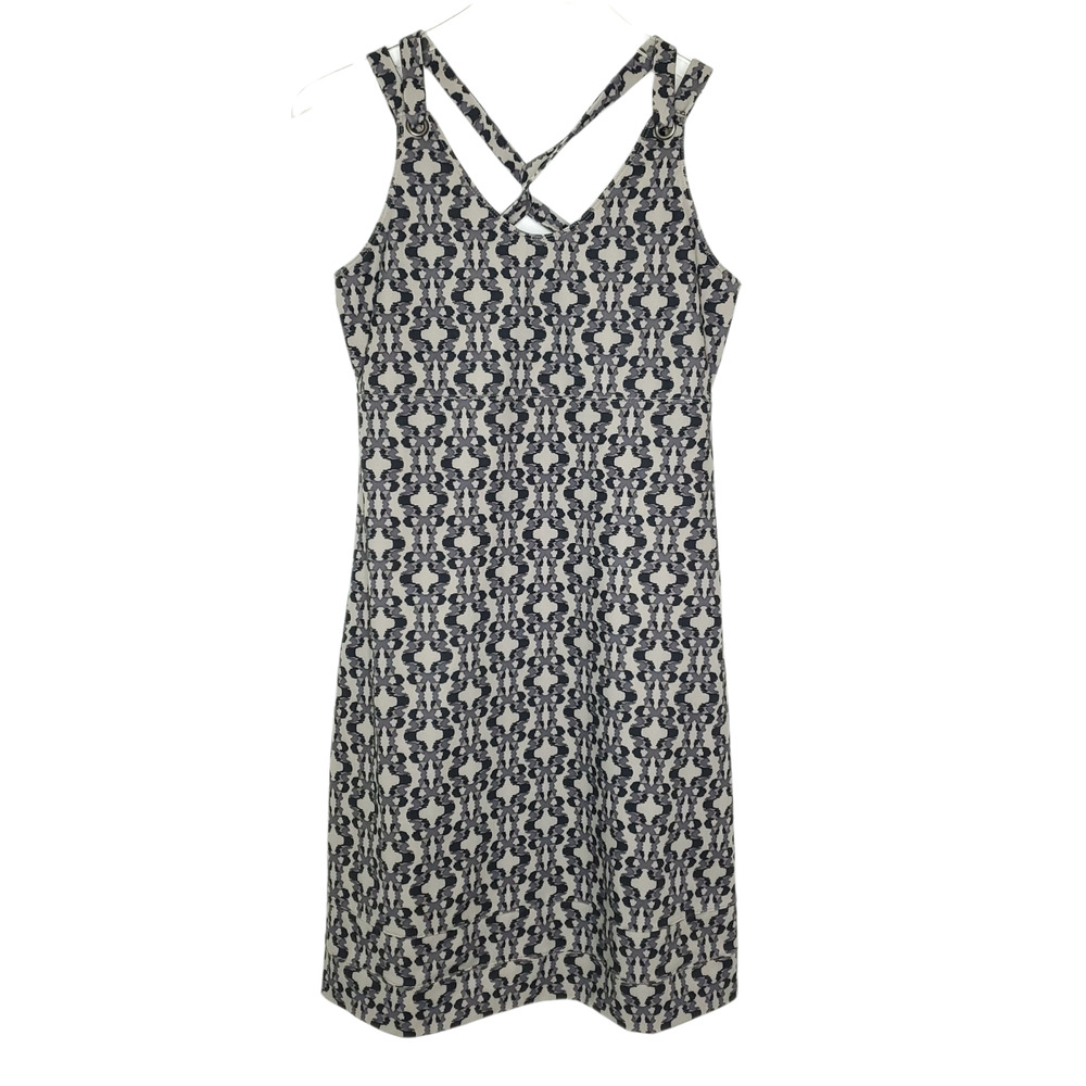 Merrell Lily Dress S Gray Camo Tank Top Cover-Up UPF 50+ Shelf Bra